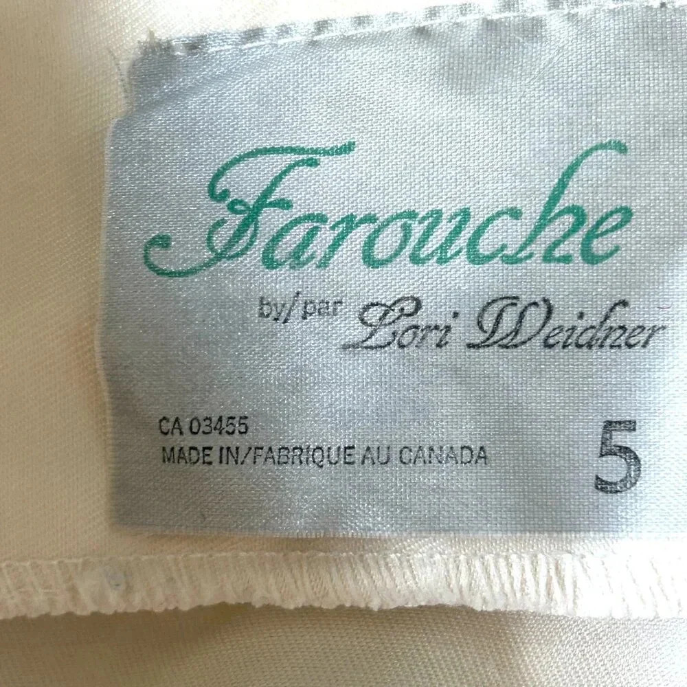 Fauroche by Lori Weidner Vintage 80s Cream Military Jumpsuit Gold Buttons Size 5 - Picture 3 of 12